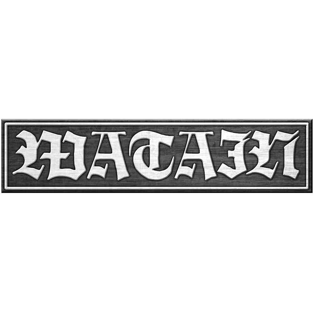 Watain - Logo Métal broche - Noir/Couleur argent